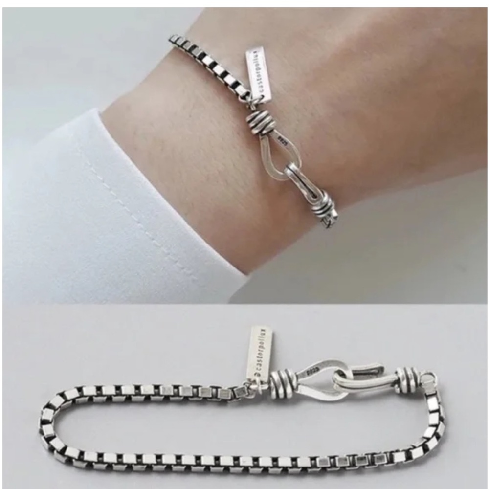 NEW 925 STERLING SILVER CHAIN BRACELET